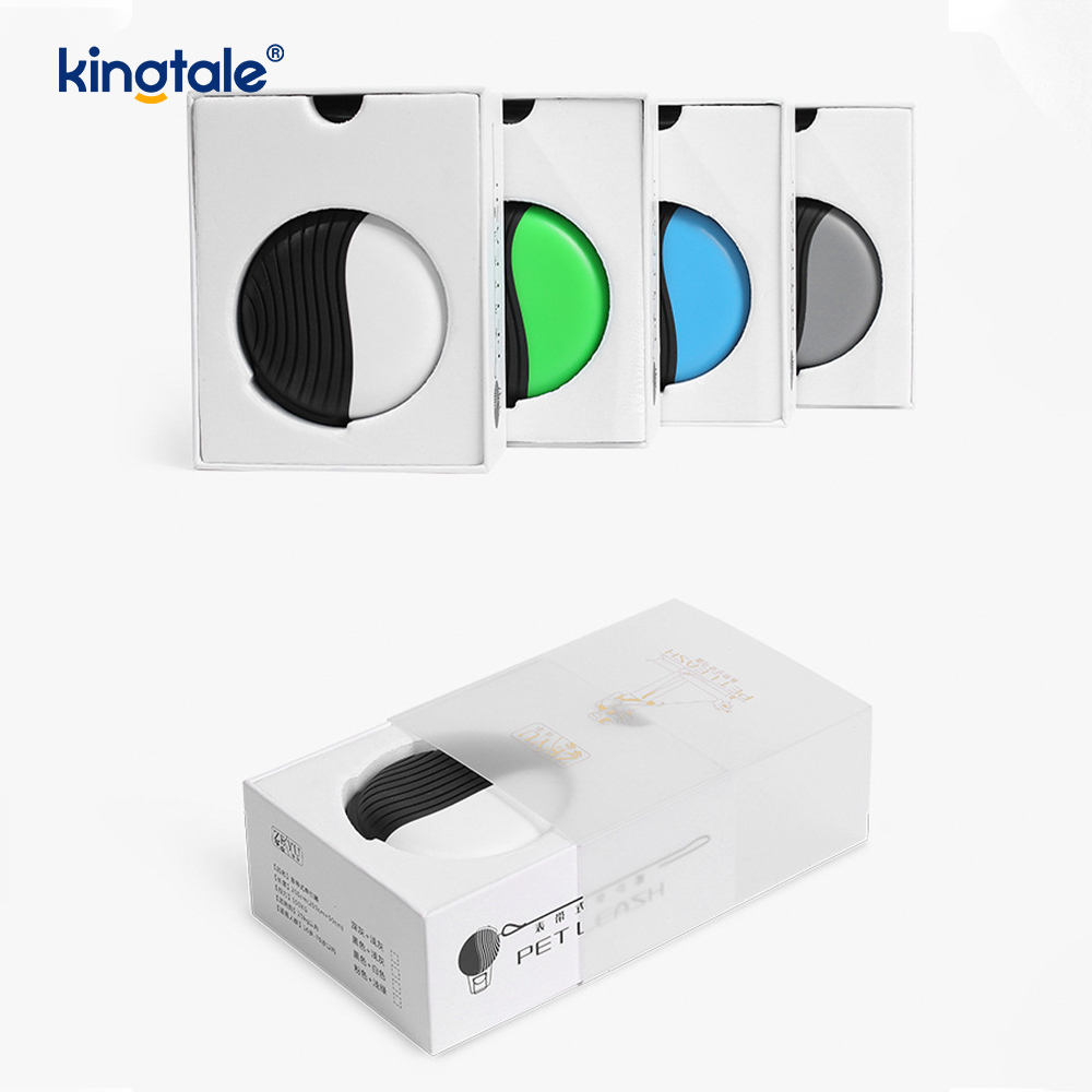 كلب مزدوج قابل للسحب 360 درجة مع ضوء LED