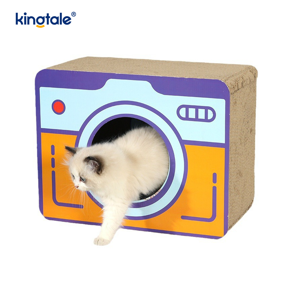 لعبة خدش القطط للأماكن المغلقة من الورق المموج مع النعناع البري